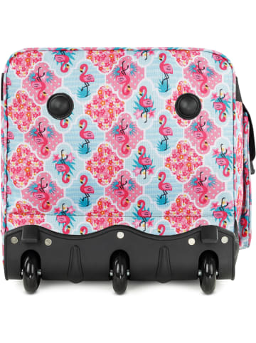 normani Reisetasche mit 3 Rollen 80 Liter in Flamingo