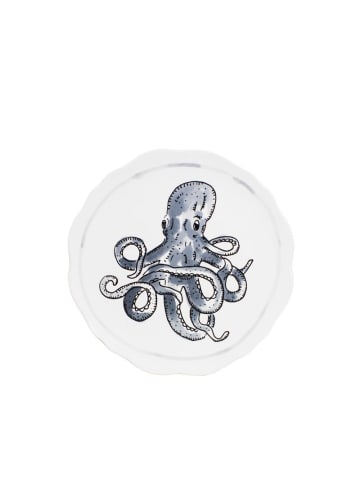 Blond Amsterdam Teller Oktopus in Schwarz - 15cm