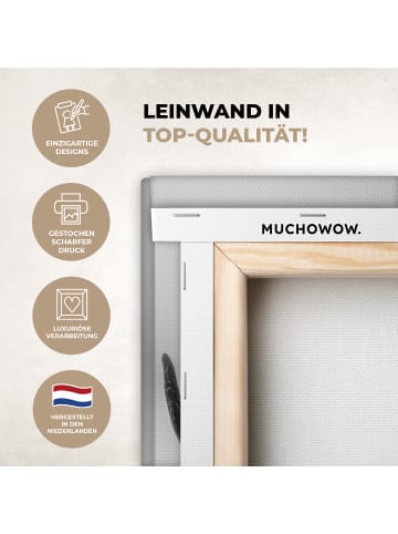 MuchoWow Leinwand bilder Schottisches Hochlandrind (BxH)