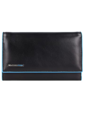 Piquadro Blue Square Geldbörse RFID Leder 16 cm in black