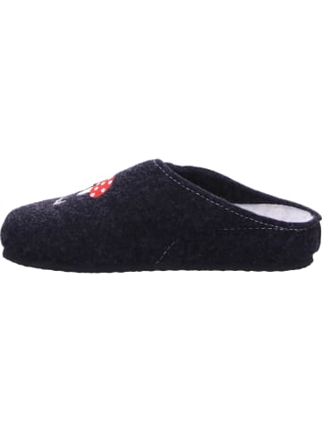 Tofee Pantoffel in schwarz