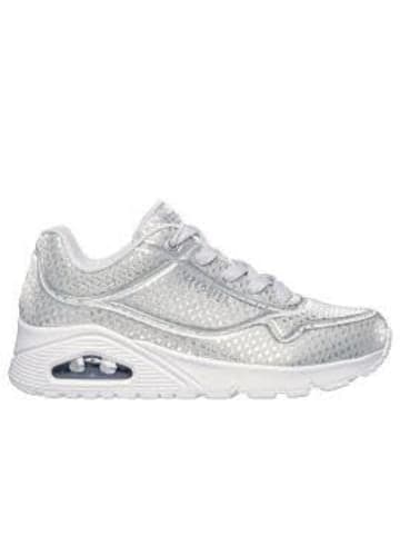 Skechers Damen- Schnürschuhe UNO - DISCO NITE in Grau