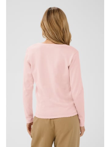 SAINT TROPEZ Strickpullover MilaSZ Gerade Passform in Chalk Pink