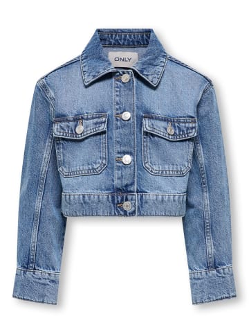 KIDS ONLY Jeansjacke KOGLUMI LS JACKET DNM PIM in medium blue denim