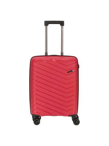 Check.In Orlando - 4-Rollen-Kabinentrolley 55 cm (gelb) in magenta