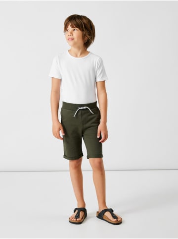 name it Shorts 2er-Set elastischer Bund in Grün-2