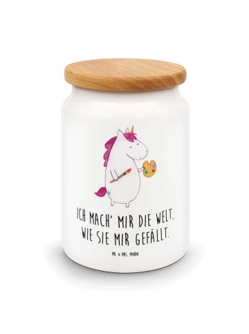 Mr. & Mrs. Panda plätzchendose Einhorn Künstler mit Spruch in Weiß