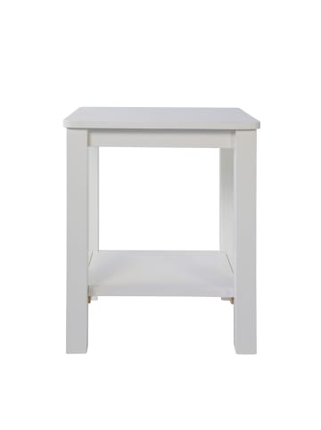Homestyle4u Sitzhocker 2er Set 38x47x32 in Weiß