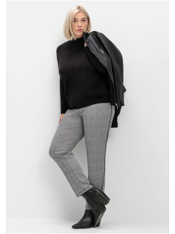 sheego Pullover in schwarz