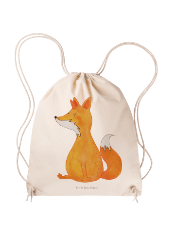 Mr. & Mrs. Panda Gym Bag Einhorn Fuchs ohne Spruch in Creme