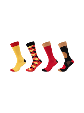 Fun Socks Socken 4er Pack graphics in super lemon