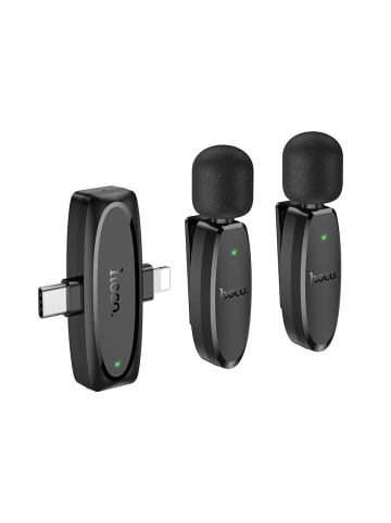 Wisam® L15 Funkmikrofon 2x Lavalier USB-C & iPhone