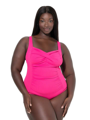 Ulla Popken Badeanzug in pink