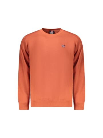 Orange Baumwolle Herren Sweatshirt