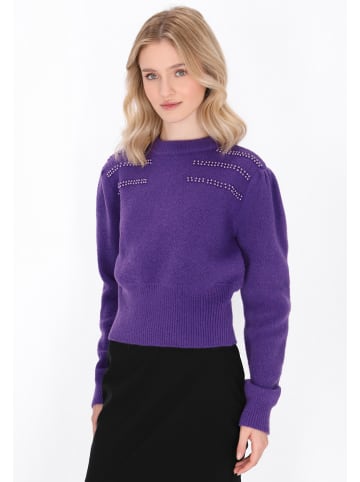 myMo Women Sweater in purple