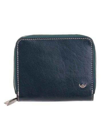 Golden Head Venezia Reißverschlussbörse Zipped coin pocket Geldbörse Damen Dunkelgrün