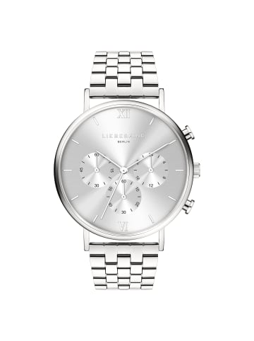 LIEBESKIND BERLIN Uhr Modern Chronograph in silber