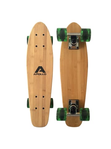 Apollo Fancyboard - Cruiserboard " Classic Green " in grün/holz