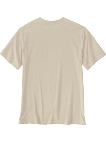 CARHARTT T-Shirt "Irvine Relaxed Layered Logo T-Shirt" in Weiß