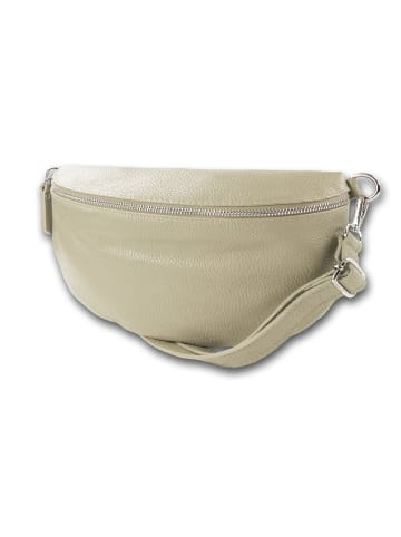 Toscanto Leder Gürteltasche Toscanto Tasche beige ca. 29cm