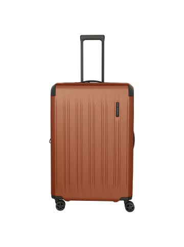 travelite Dynamiic - 4-Rollen-Trolley L 76 cm erw. (anthrazit) in kupfer
