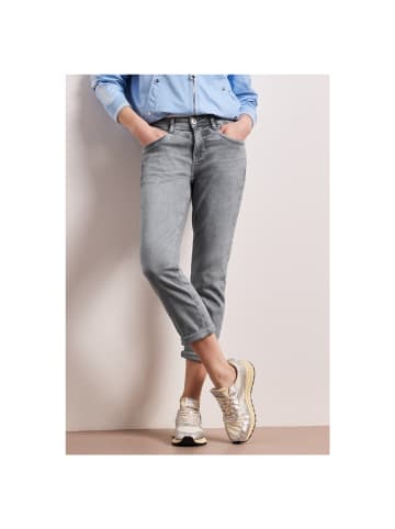 Street One Capri in light grey random wash