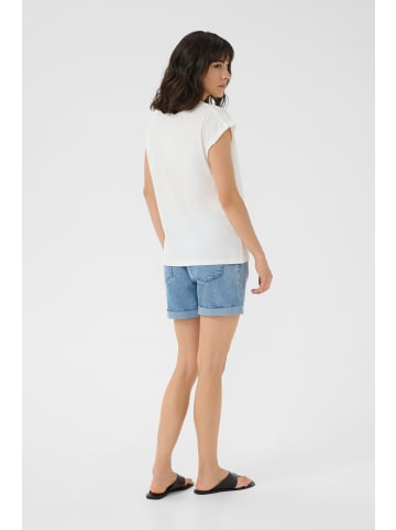 Kaffe T-shirt KAbine Regular fit in Chalk W. Grenadine Print