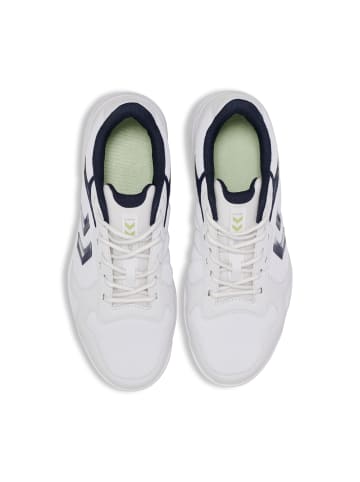 Hummel Hallenschuh Court Control Innenbereich Erwachsene in WHITE/BLACK IRIS