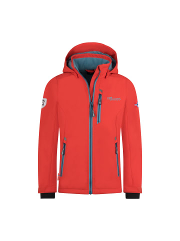 Trollkids Softshelljacke Balestrand in spicy red
