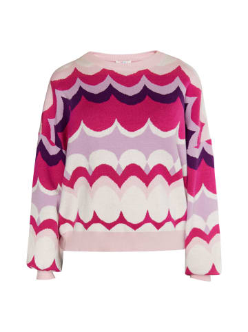 IZIA Damen Pullover in Pink Mehrfarbig