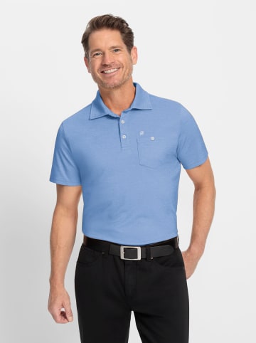 WITT WEIDEN Kurzarmshirt in himmelblau-meliert