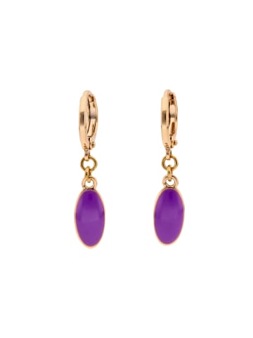 IZIA Women Pair Of Earrings in Violet
