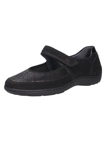 WALDLÄUFER Slipper in schwarz