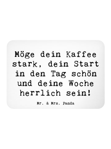 Mr. & Mrs. Panda Magnet Spruch Selbstzweifel Überwinden mit Spruch in Weiß