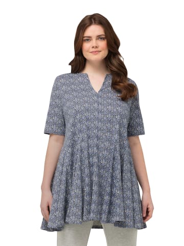 Ulla Popken Longshirt in helles taubenblau