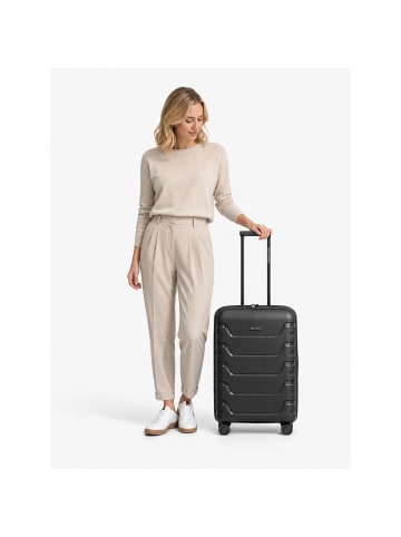 Smartbox Edition 01 4 Rollen Trolley 66 cm mit Dehnfalte in black