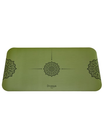 Divasya Yoga Knie Pad in Grün - 64 x 33 x 0,5cm