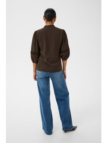 Kaffe Bluse langarm KAsonja Regular fit in Chocolate Brown