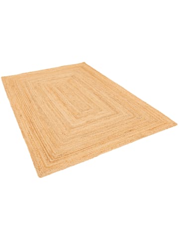 Pergamon Jute Teppich Salsa Bordüre in beige