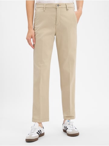 MAC HOSEN Stoffhose Chino turn up in beige