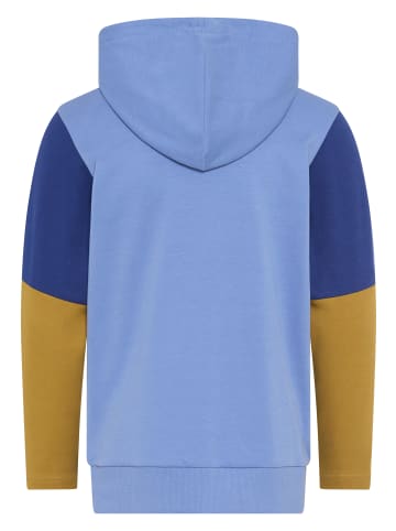 Scout Kapuzenshirt in blau/beige