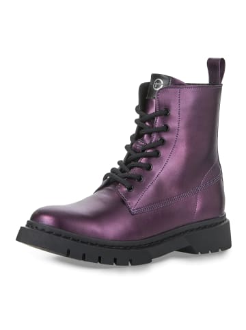 Tamaris Schnürstiefel in lila