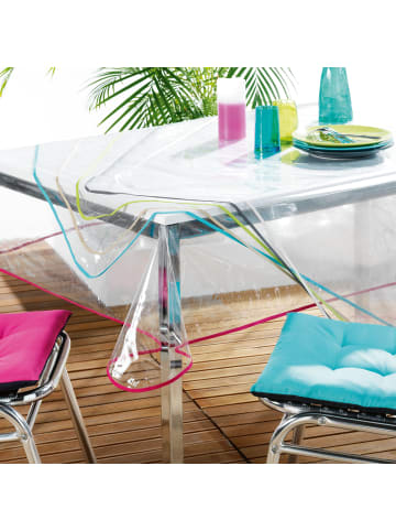 Douceur d’Intérieur Rechteckige transparente Tischdecke GARDEN B in Transparent, 140 x 0,1 x 240 cm