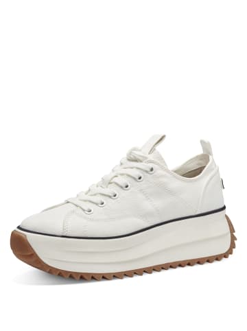 Tamaris Schnürhalbschuh in weiss