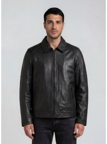 trueprodigy Lederjacke Gael in Schwarz