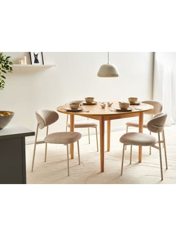 Beliani Esszimmertisch ECHO in Braun - (W) 107 x (H) 76 x (L) 107 cm