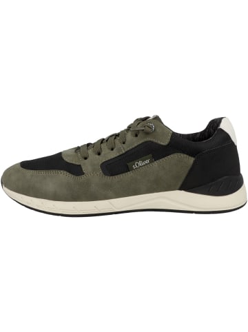 s.Oliver BLACK LABEL Sneaker low 5-13639-30 in dunkelgruen