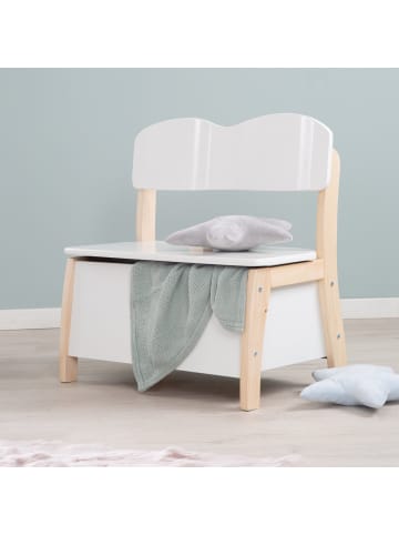 roba Massivholz Kindertruhenbank mit MDF, bicolor Rücken- & Sitzfläche