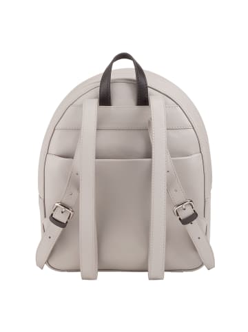 DuDu City Rucksack Leder 26,5 cm in pearl grey