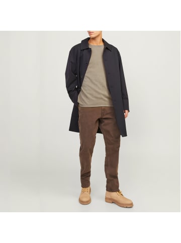 Jack and Jones Strickpullover JJELEO Knit Crew Neck in Beige